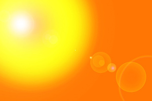 Starke Sonneneinstrahlung verursacht Sonnenbrand